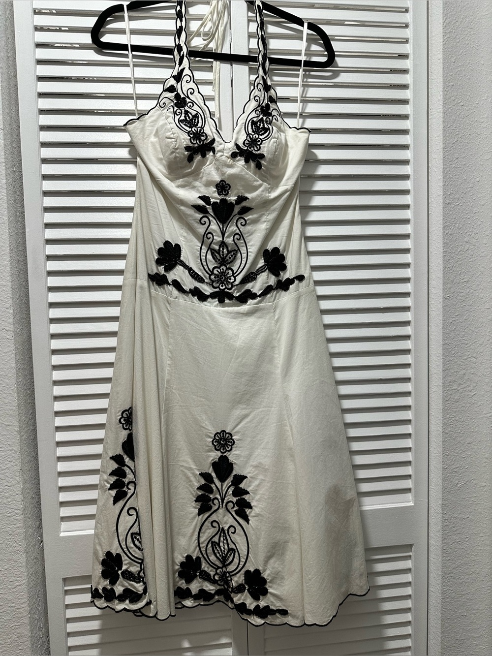 Sue Wong Vintage Y2K Beaded Halter Maxi Dress
